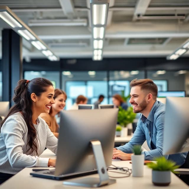 Digital Innovation team collaborating on software projects