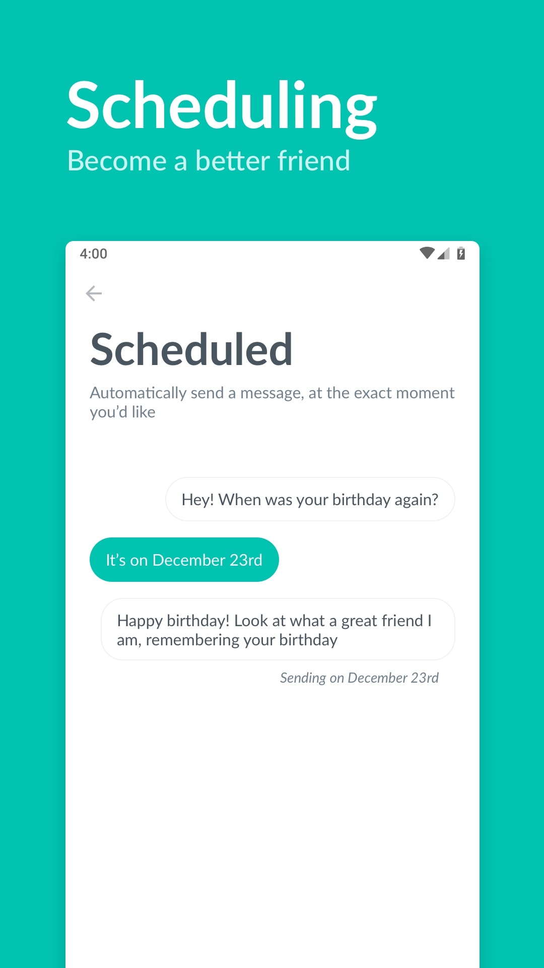 QKSMS Messaging App — detail view
